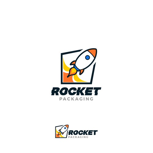 Rocket Packaging Logo Design