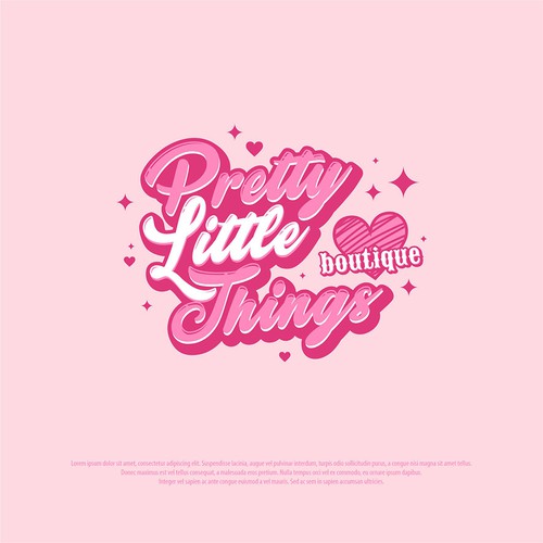 Design a young, fun, and bold logo for a women's clothing boutique