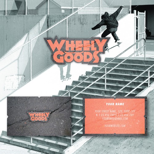 Wheely goods  logo and business card
