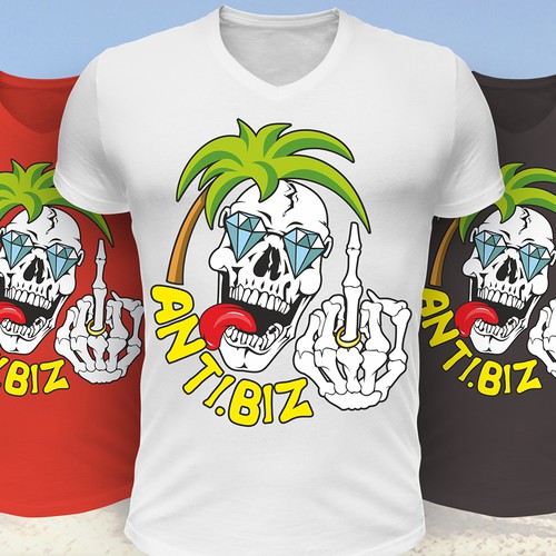 Anti.biz Needs A Streetwear Graphic T-Shirt Design