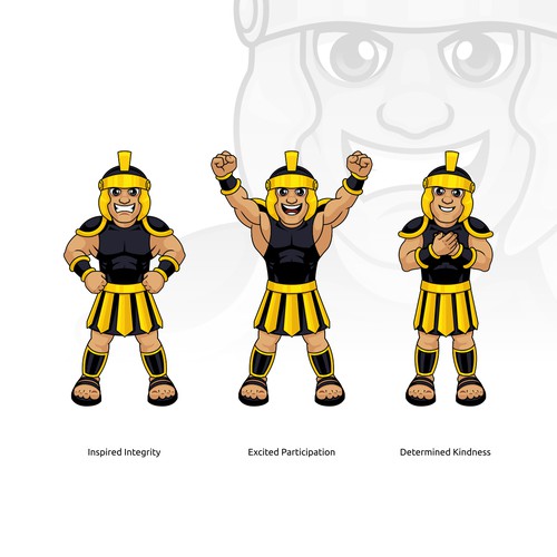 Mascot Design for Covington School Trojans