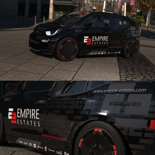 Car wrap - real estate agency