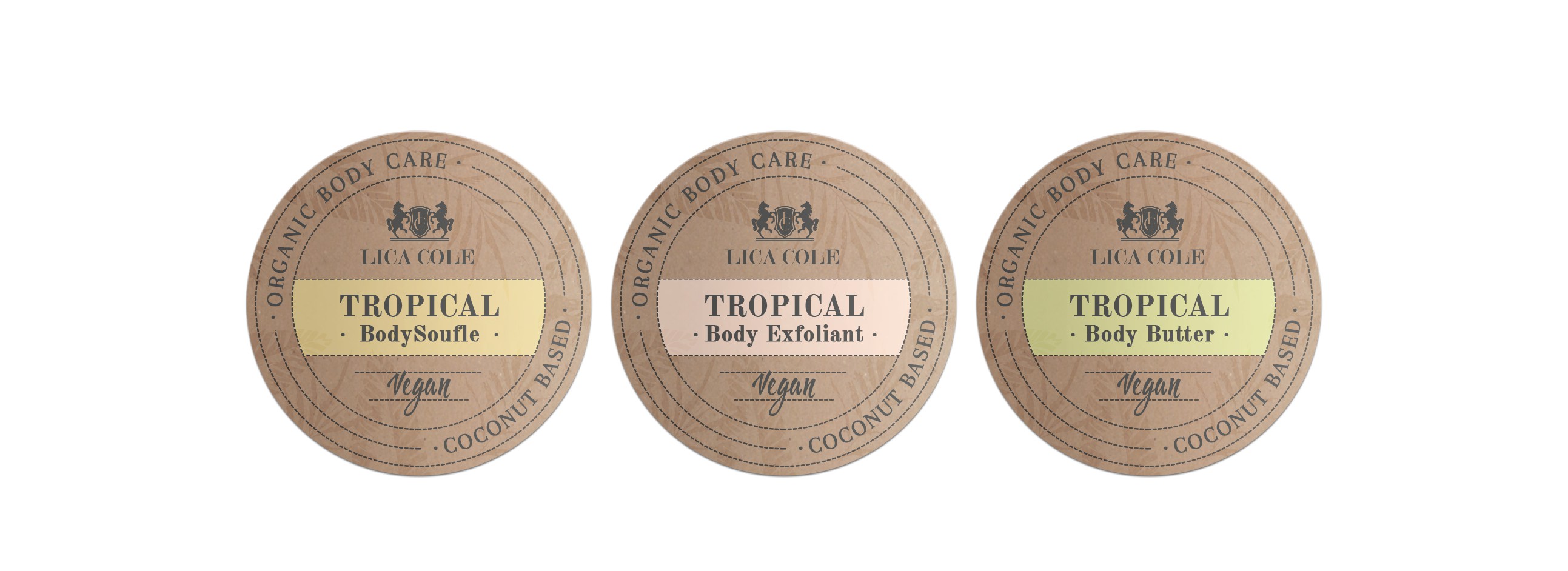 Luxury and Eco Label and Box Design for Coconut Based Body Product