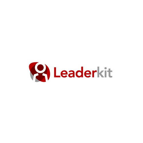 Create a stylised strategy planning logo for Leaderkit