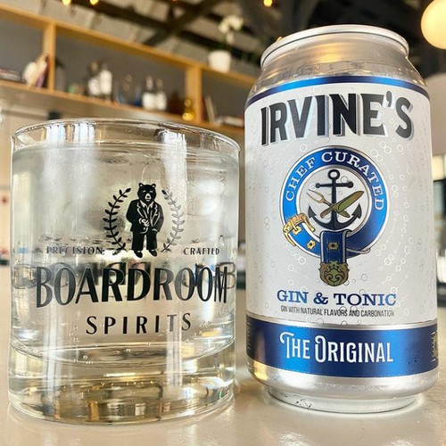 Irvine's Gin and Tonic can