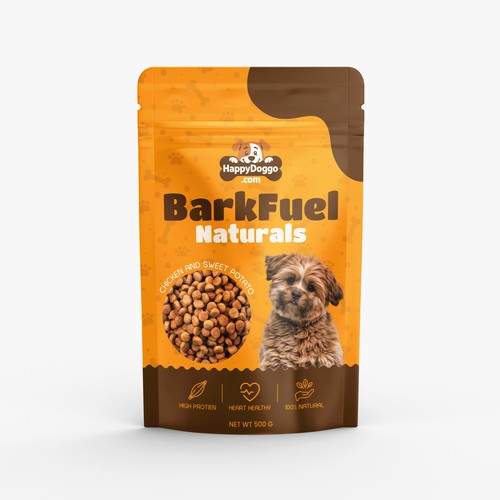 Barkfule – Premium Dog Food Pouch Packaging Design