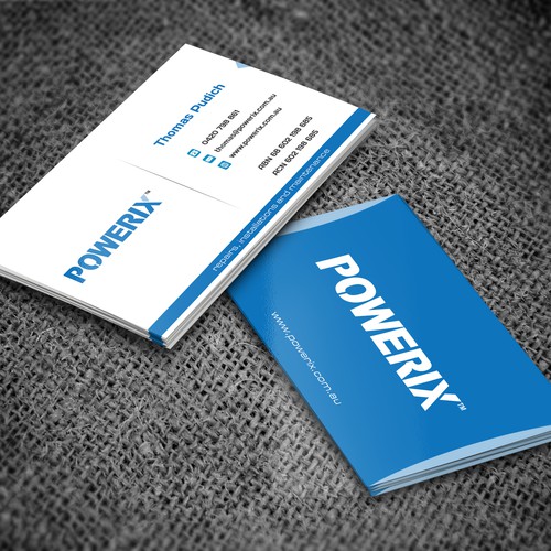 Create a clean style business card for a maintenance business