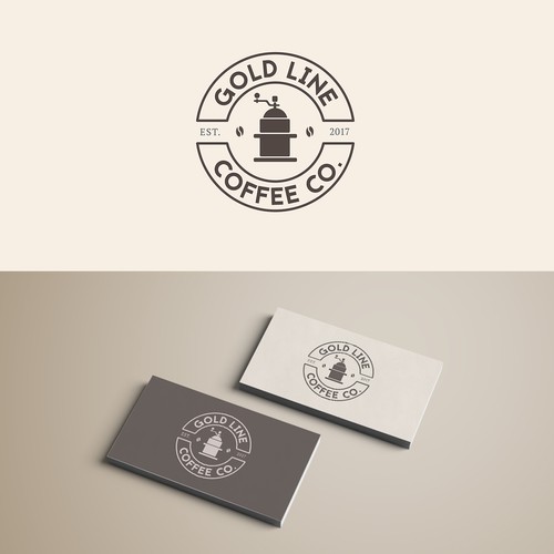 Gold Line Coffee Co. Logo 