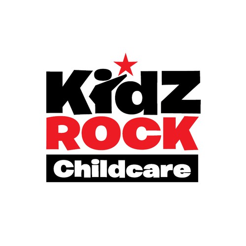 A hint of "cool" aspect logo concept for childcare business