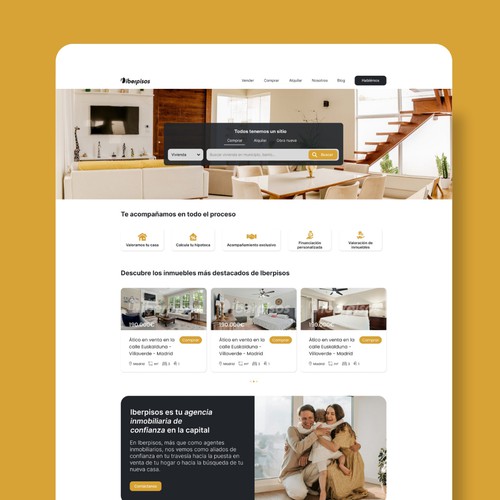 Diseño web Iberpisos