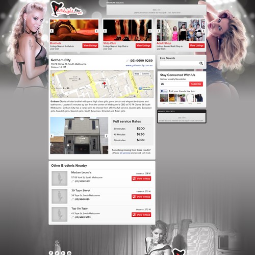 Adult Leisure Index seeks Elegant & Sophisticated Site Design (MidnightFox)