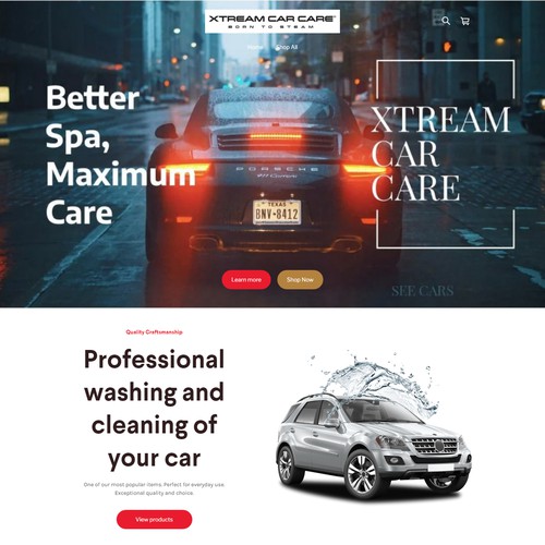 WEBSITE DESIGN FOR XTREAM CAR CARE