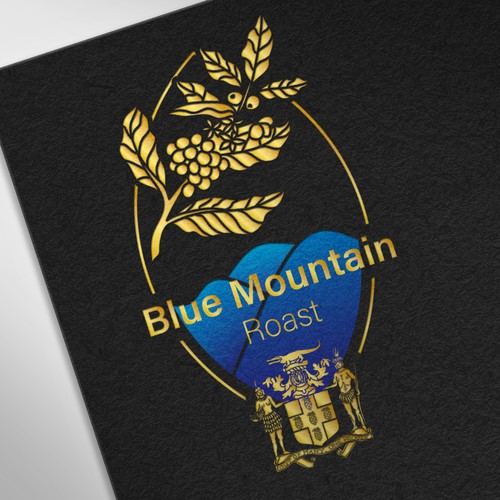 luxury logo for coffee from Blue Mountain Peak