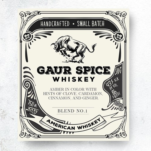 Whiskey Label  //  Let's create a beautiful design!