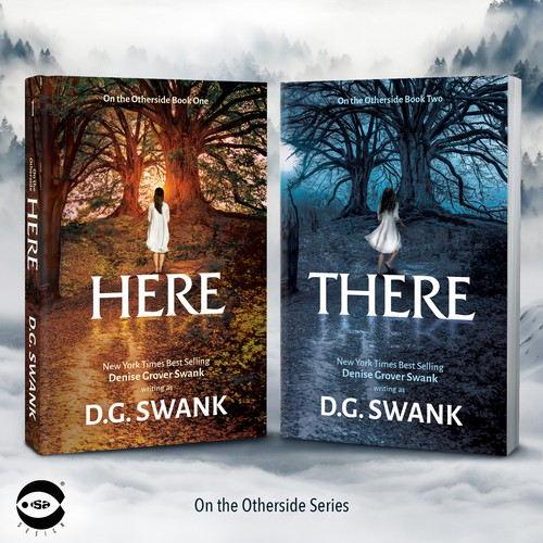 Book covers for “Here” and “There” by D.G.Swank