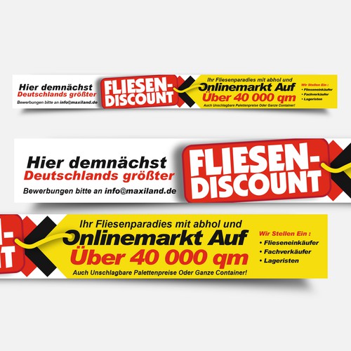 XXL-Poster für Fliesen-Discount