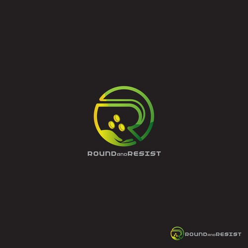 symbol and iconic logo for Round and Resist