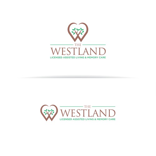 The Westland - elderly care logo design