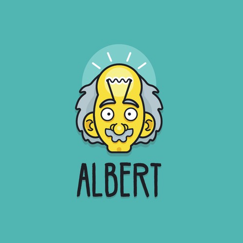 Logo design based on Einstein.