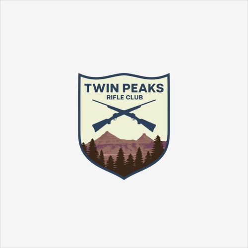 Vintage inspired logo for a shooting range