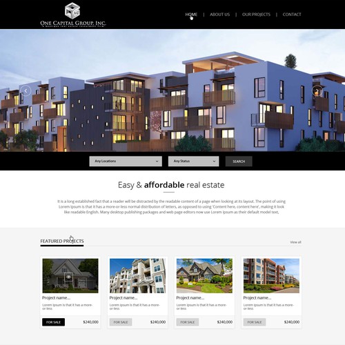 Real Estate Website