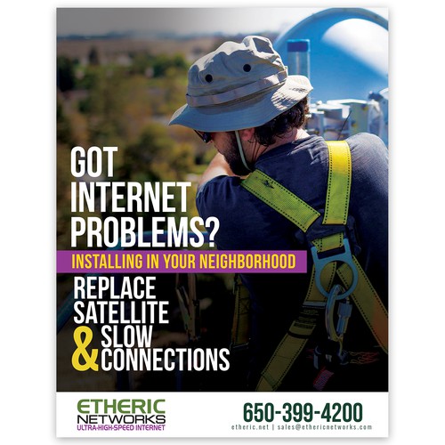 Wireless Internet Install Poster