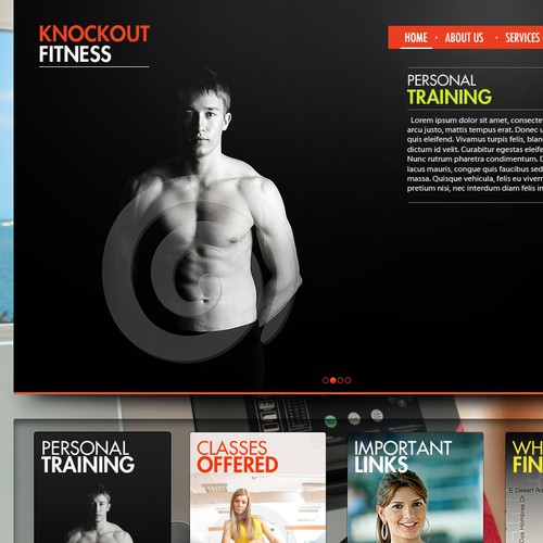 Help Knockouts Fitness with a new website design