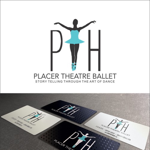 Help Placer Theatre Ballet with a new logo and business card