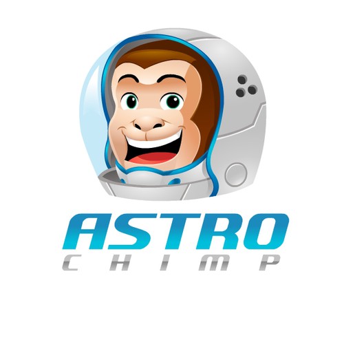 Futuristic logo and the mascot for communication company's 