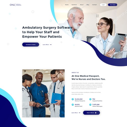 Medical Landing Page