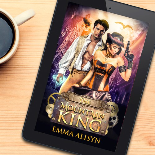 Book cover design for The Mountain King