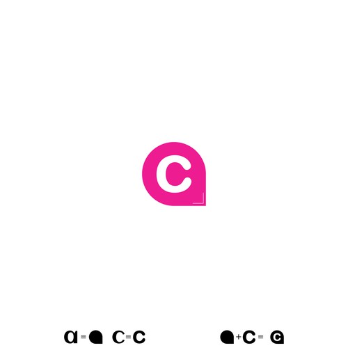 Bold logo concept For AC text