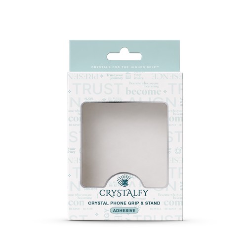 Design a beautiful, intentional packaging experience for a crystal brand loved by women.
