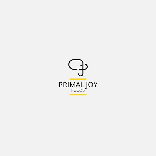 Minimal logo Primal Joy foods