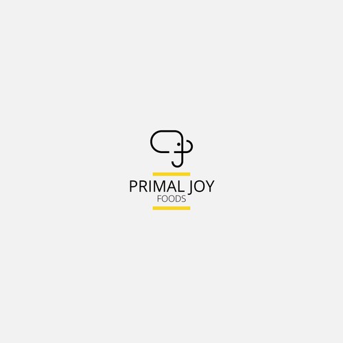 Minimal logo Primal Joy foods