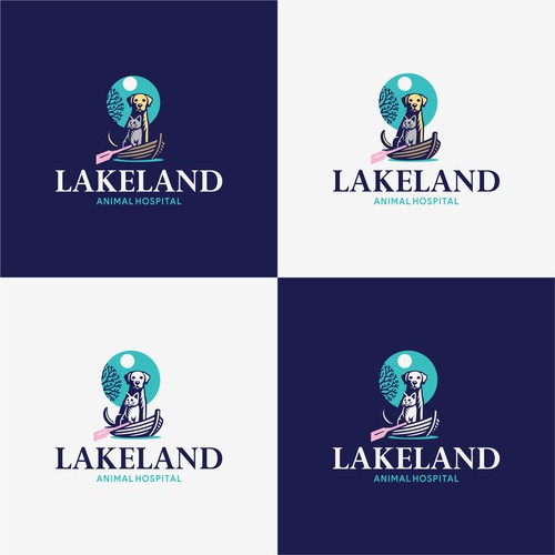 LAKELAND Animal Hospital Logo Concept