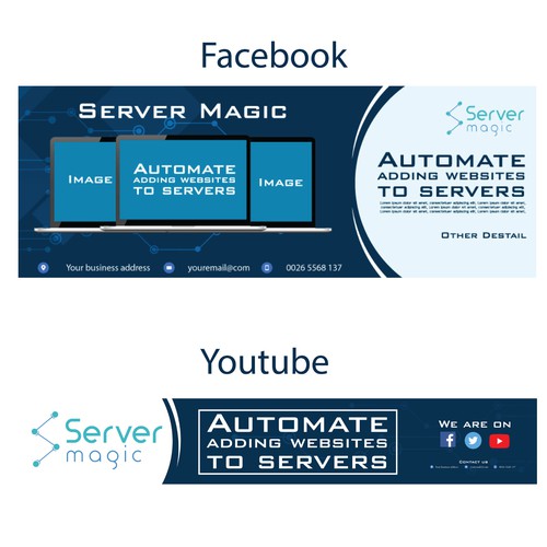 Logo & Social Media Pack For Server Magic