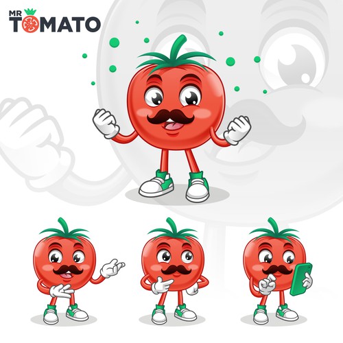 Mascot Design for Mr Tomato