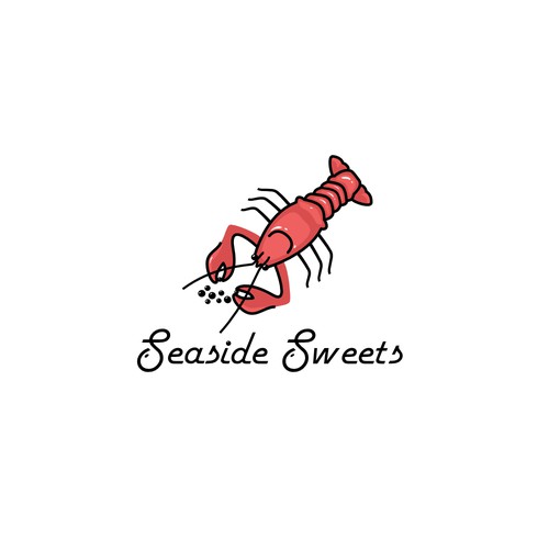 Logo concept for seaside sweets store