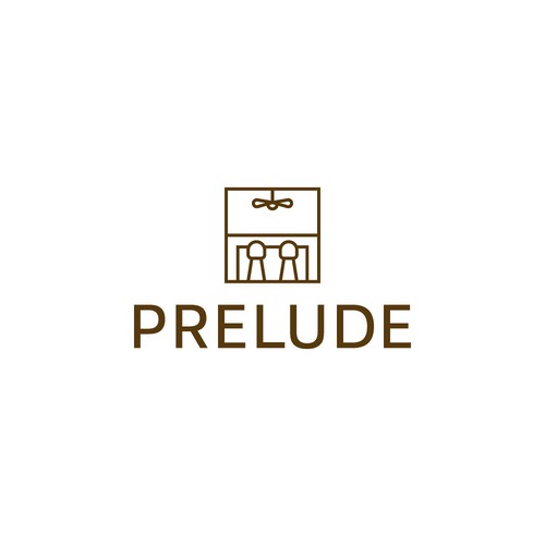 PRELUDE minimalism logo concept