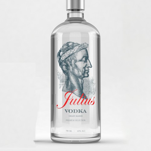 Vodka label