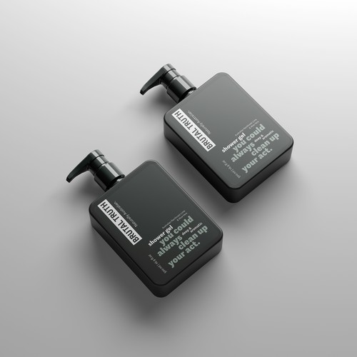 Men Shower Gel Labelling