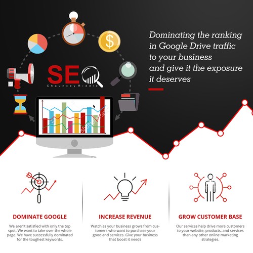 Simple and elegant flyer design for SEO