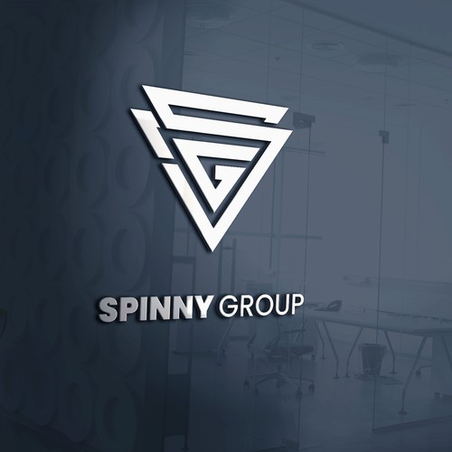 Geometric shape Spinny Group logo