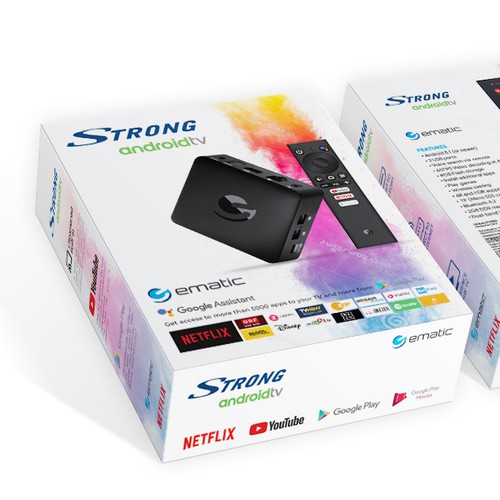 Strong android TV packaging 