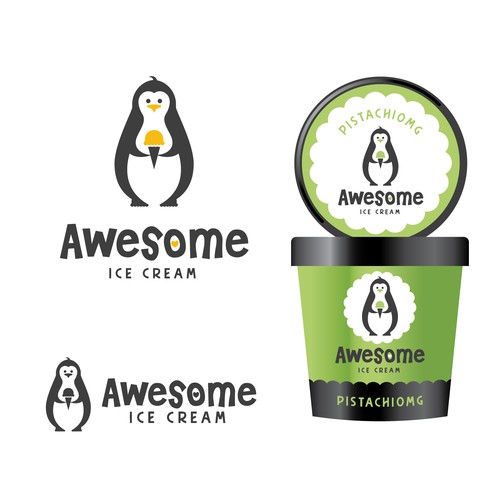 Logo for ice cream brand