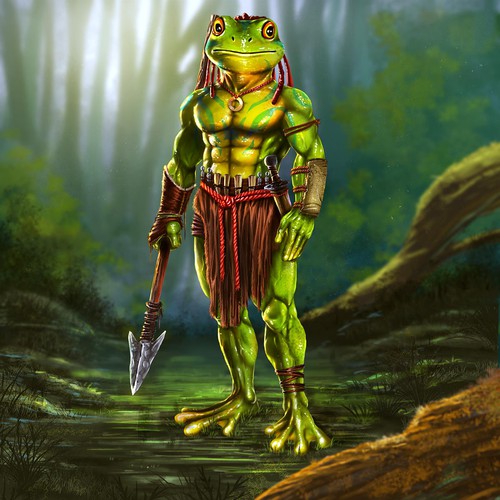 Frog warrior
