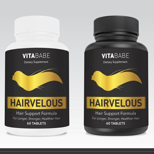 Hair Supplement Label