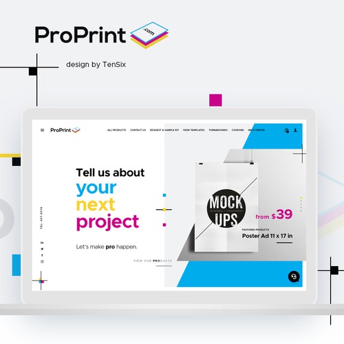 Print Shop Website Design