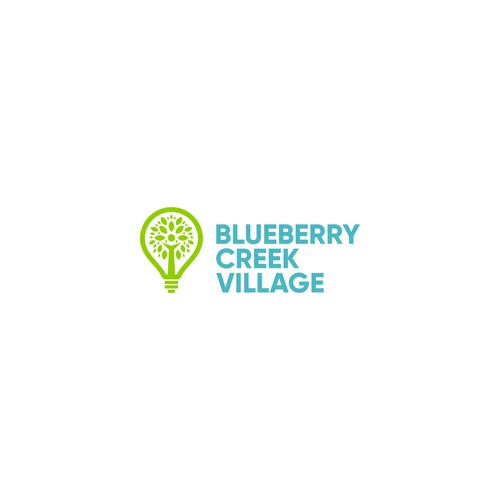 Create an eco-conscious logo for BlueBerry Creek Village ! (Draft Design)